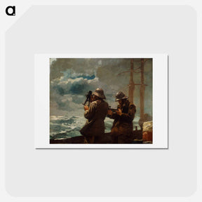 アートポストカード-Eight Bells - ウィンスロー ホーマー Postcard.