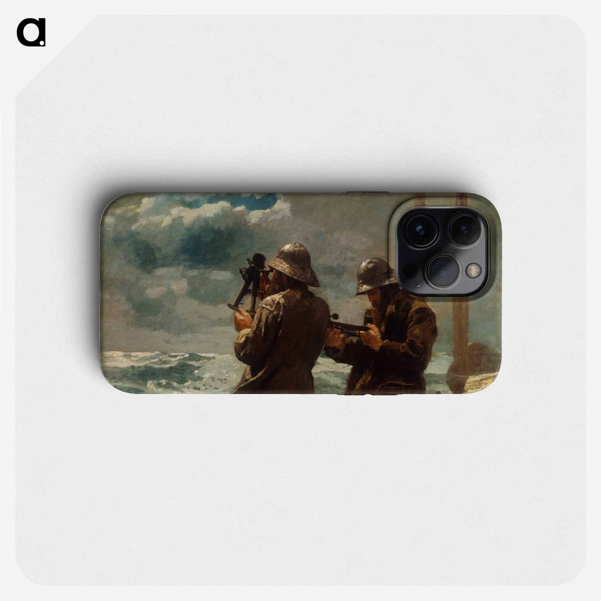 Eight Bells - Winslow Homer Phone Case.