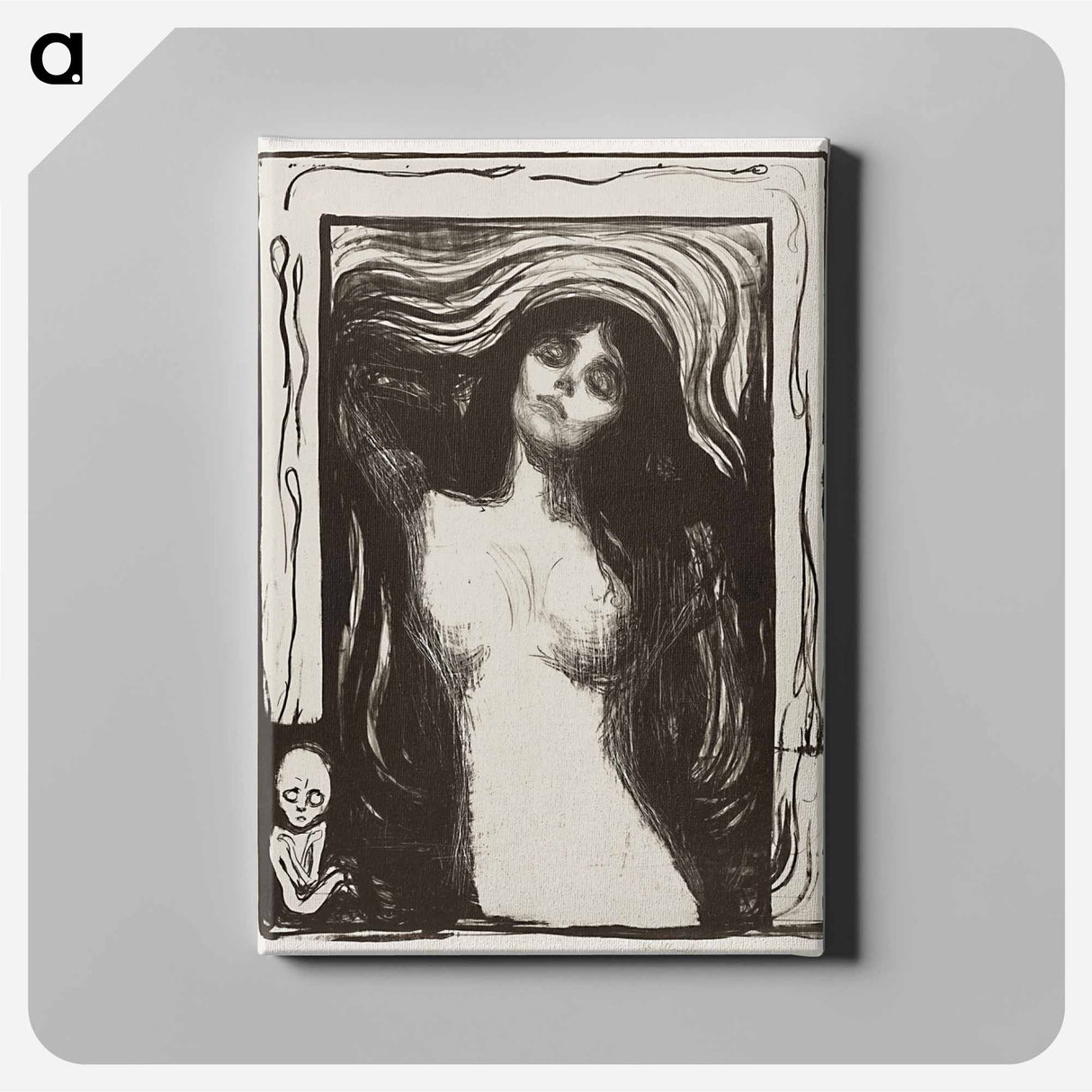 アートパネル-Madonna Liebendes Weib
 - イェール大学アートギャラリー Canvas.