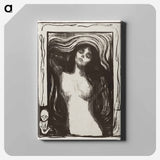 アートパネル-Madonna Liebendes Weib
 - イェール大学アートギャラリー Canvas.