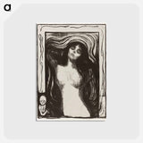 アートポストカード-Madonna Liebendes Weib
 - イェール大学アートギャラリー Postcard.