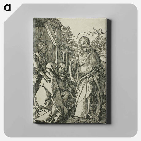 アートパネル-Christ Taking Leave of His Mother - アルブレヒト デューラー Canvas.