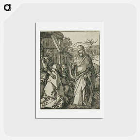 アートポストカード-Christ Taking Leave of His Mother - アルブレヒト デューラー Postcard.