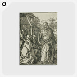 アートポストカード-Christ Taking Leave of His Mother - アルブレヒト デューラー Postcard.