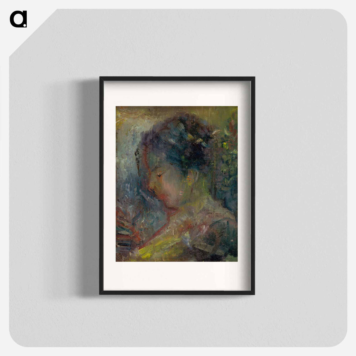 Head of a woman in profile - アーノルド ピーター ワイズ クビンチャン Poster.