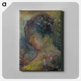 Head of a woman in profile - アーノルド ピーター ワイズ クビンチャン Canvas.