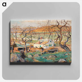 アートパネル-Landscape with Gnarled Trees
 - バーンズ・コレクション Canvas.