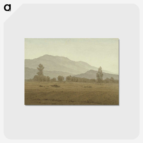 リーゼンgebirge山地の新月 - カスパー ダーヴィト フリードリヒ Postcard.