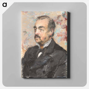 アートパネル-Portrait of Julien de la Rochenoire - エドゥアール マネ Canvas.