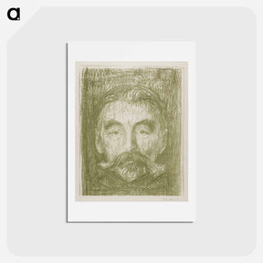 アートポストカード-Stéphane Mallarmé - エドヴァルド ムンク Postcard.