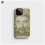 Stéphane Mallarmé - エドヴァルド ムンク Phone Case.