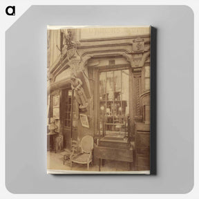 アートパネル-Compiègne-Vielle Maison rue des Lombards
 - ウジェーヌ アジェ Canvas.
