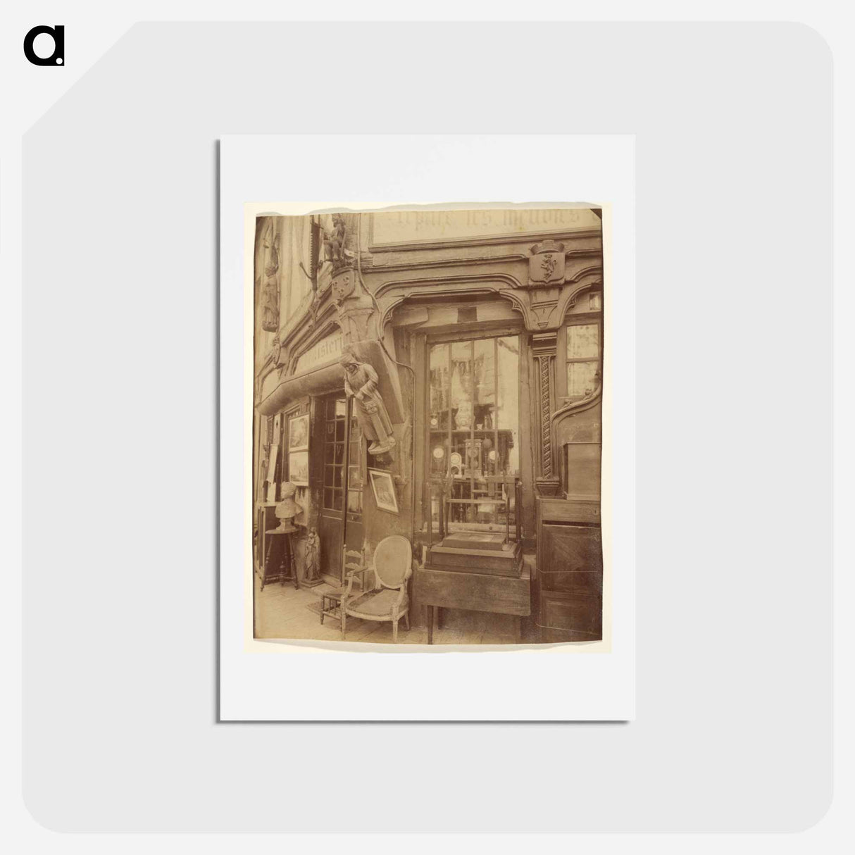 アートポストカード-Compiègne-Vielle Maison rue des Lombards
 - ウジェーヌ アジェ Postcard.