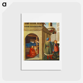 アートポストカード-The Story of St. Nicholas. Birth of St. Nicholas - フラ アンジェリコ Postcard.