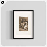 Nobody knows himself - Francisco de Goya Poster.
