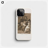 Nobody knows himself - Francisco de Goya Phone Case.