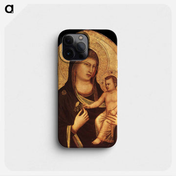 Madonna and Child - ジョット ディ ボンドーネ Phone Case.