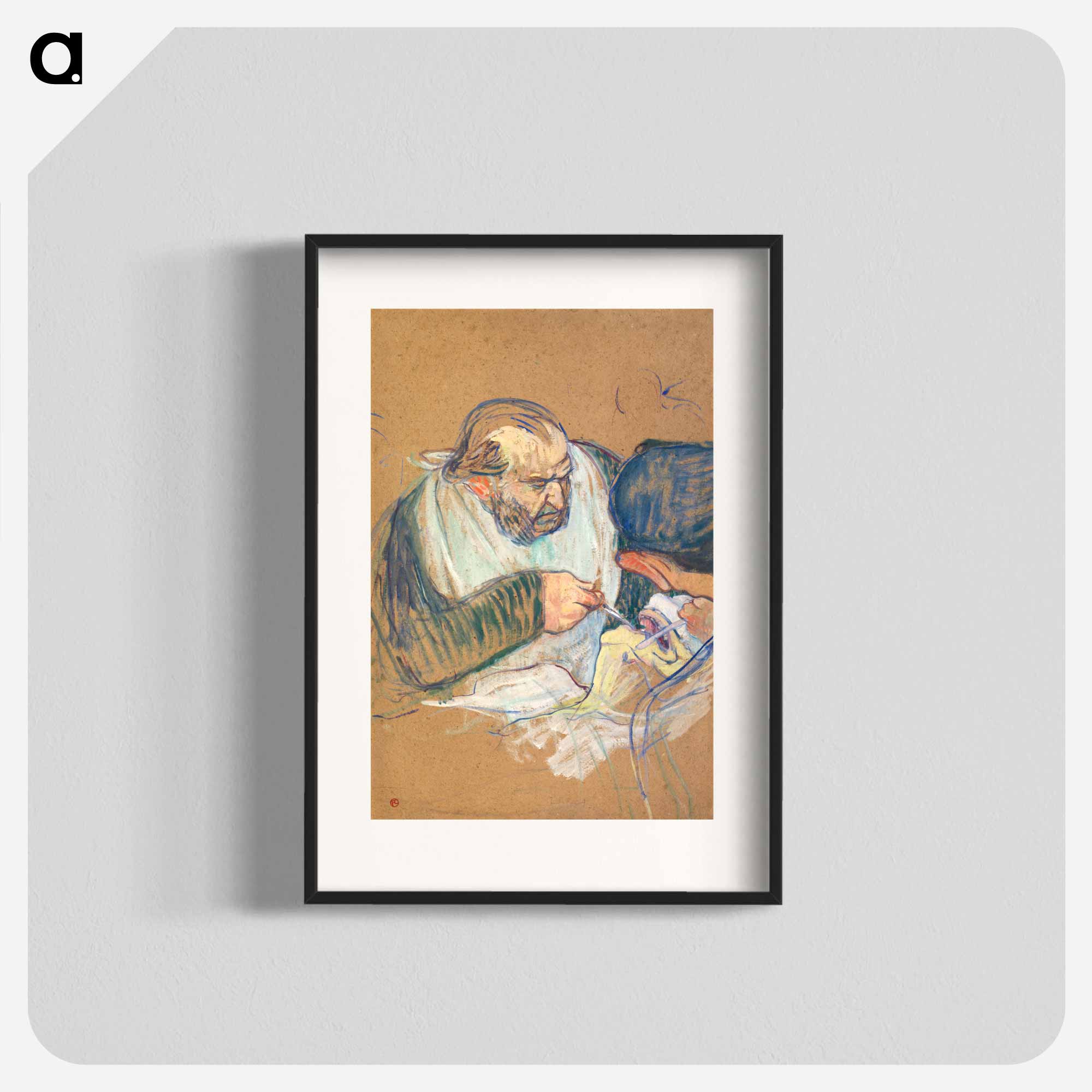 モデルのスケッチ1893/エドヴァルド ムンク/額装済 モデルのスケッチ1893エドヴァルド ムンク額装済 モデルのスケッチ1893