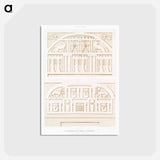 アートポストカード-Coronations of Interior Doors
 - エジプト美術史 Postcard.