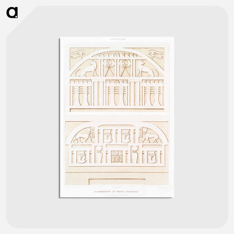 アートポストカード-Coronations of Interior Doors
 - エジプト美術史 Postcard.