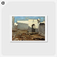 アートポストカード-Moorish Buildings in Sunlight - ジョン シンガー サージェント Postcard.