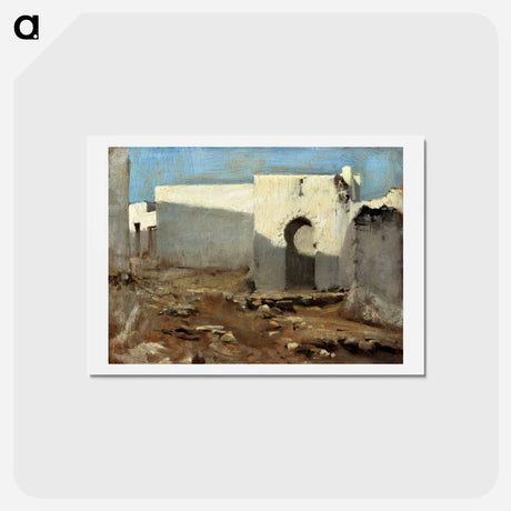 アートポストカード-Moorish Buildings in Sunlight - ジョン シンガー サージェント Postcard.