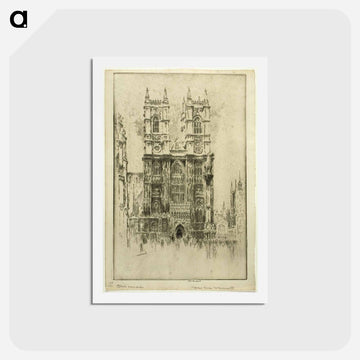 West Front, Westminster Abbey
 - ジョセフ ペネル Postcard.