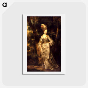 アートポストカード-Mrs. Elizabeth Carnac - ジョシュア レノルズ Postcard.