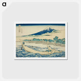 アートポストカード-Hokusai's Thirty-six Views of Mount Fuji - 葛飾 北斎 Postcard.