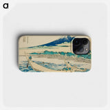 Hokusai's Thirty-six Views of Mount Fuji - Katsushika Hokusai Phone Case.