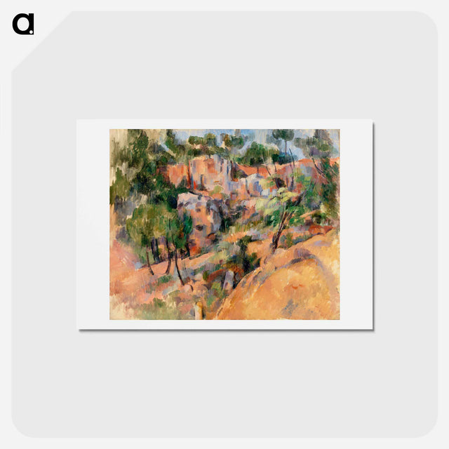 アートポストカード-Bibémus - ポール セザンヌ Postcard.