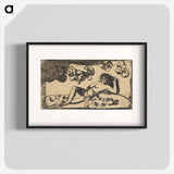 The Queen of Beauty - ポール ゴーギャン Poster.