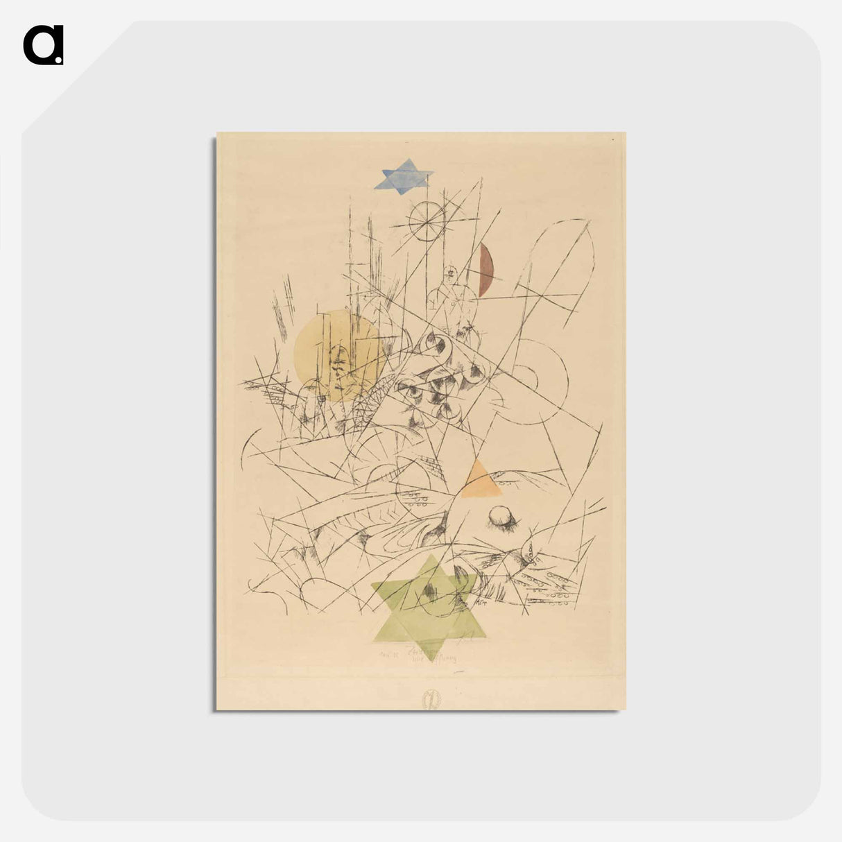 Hope and Destruction
 - パウル クレー Postcard.