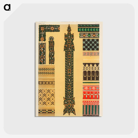 アートポストカード-Nineteenth-Century Ornament
 - 装飾の文法 Postcard.
