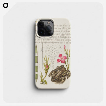 Reed Grass, French Rose, Toad, and Gilly Flower
 - 書道のお手本 Phone Case.