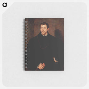 アートメモ帳-Portrait of a Young Man (The young Englishman) - ティツィアーノ ヴェチェッリオ Memo.