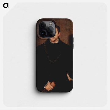 Portrait of a Young Man (The young Englishman) - ティツィアーノ ヴェチェッリオ Phone Case.