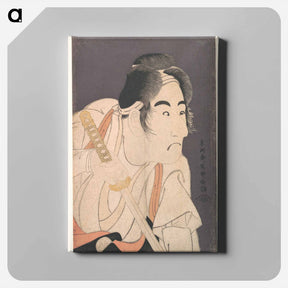 アートパネル-Bandō Mitsugorō II as Ishii Genzō in the Play "Hana Ayame Bunroku Soga" - 東洲斎 写楽 Canvas.