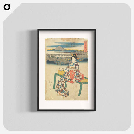 アートポスター-Evening View at Nihonbashi
 - 歌川 広重 Poster.