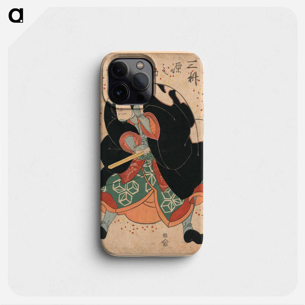 Mimasu gennosuke no namiwa no jirosaku - 歌川 国芳 Phone Case.