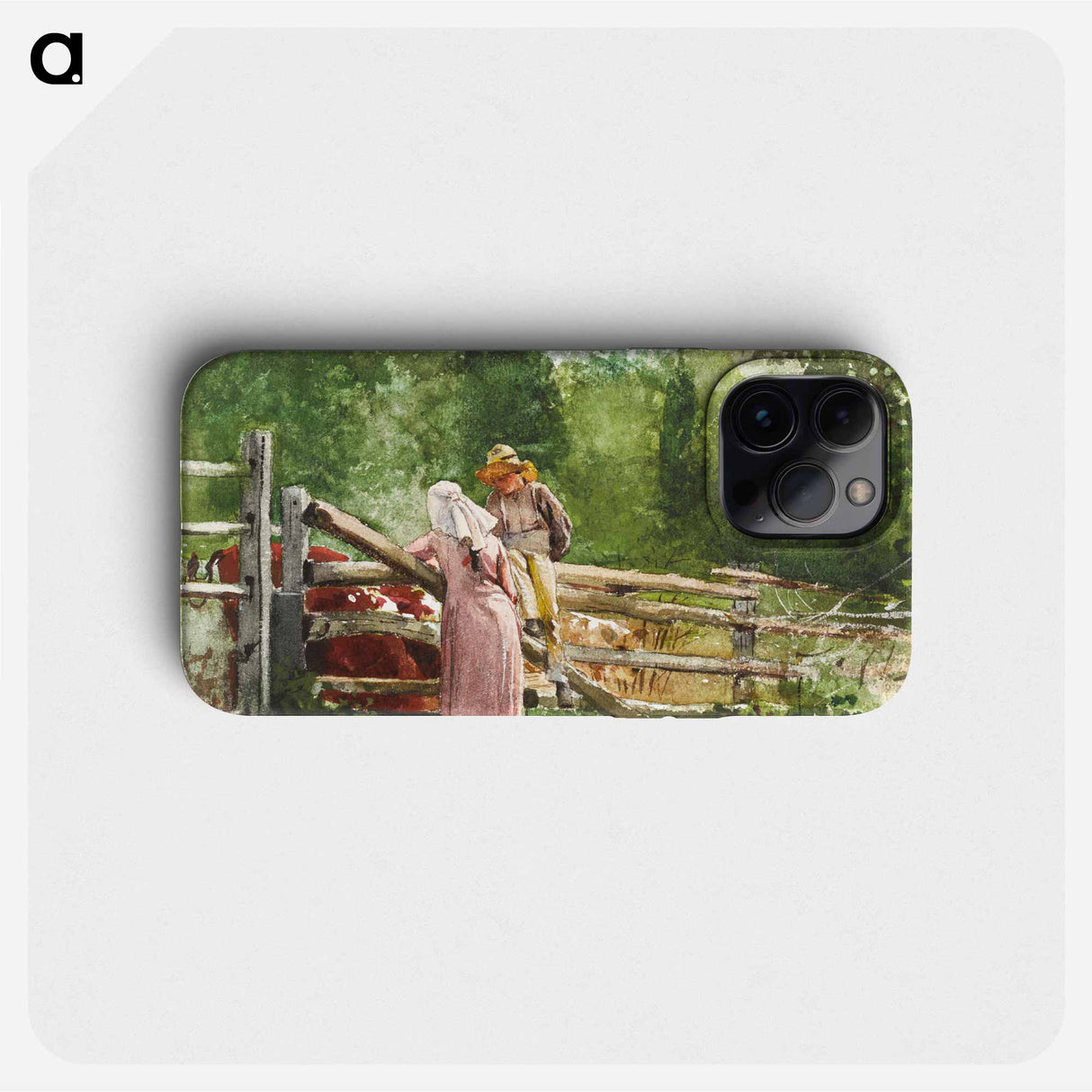 Feeding Time - Winslow Homer Phone Case.