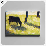 アートパネル-Black Cow in a Meadow
 - イェール大学アートギャラリー Canvas.