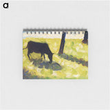 アートメモ帳-Black Cow in a Meadow
 - イェール大学アートギャラリー Memo.