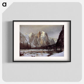 アートポスター-Cathedral Rock, Yosemite Valley, California - アルバート ビアスタット Poster.
