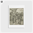 アートポストカード-The Congress and Double Betrothal at Vienna - アルブレヒト デューラー Postcard.