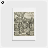 アートポストカード-The Congress and Double Betrothal at Vienna - アルブレヒト デューラー Postcard.