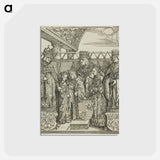 アートポストカード-The Congress and Double Betrothal at Vienna - アルブレヒト デューラー Postcard.