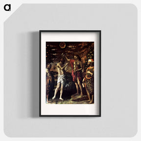 アートポスター-The Baptism of Christ - アンドレア マンテーニャ Poster.