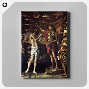 アートパネル-The Baptism of Christ - アンドレア マンテーニャ Canvas.