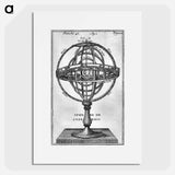 Sphere de Copernic - アンティーク地図 Poster.